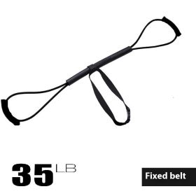 Sanda Muay Thai Air Strike Elastic Band Resistance Bands Training Punches Kicking Equipment (Specification: Black Belt 35)