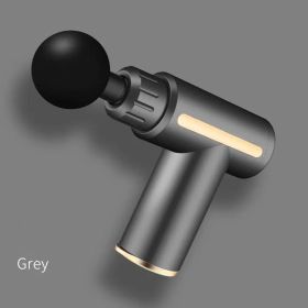 Mini Fascia Gun Mini Massage Gun Muscle Relaxer (Specification: A Space Gray/USB)