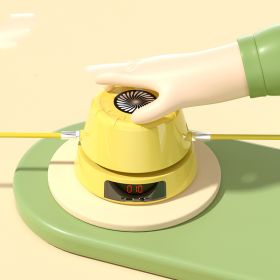 New Intelligent Rope Skipping Machine Automatic Electric Rope Skipping (Specification: Yellow/Low profile/USB)