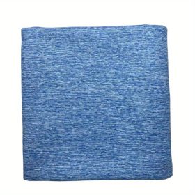 Cationic Beach Towel Running Gym Skin-friendly Soft (Specification: Blue/50x100cm)