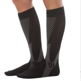 Compression Socks For Men&Women Best Graduated Athletic Fit For Running Flight Travel Boost Stamina Circulation&Recovery Socks (Color: Black 10PC, size: SM)