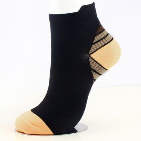 Sports Compression Running And Cycling Compression Socks (Specification: Beige/S or M)