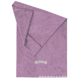 Gym Sports Hood Equipment Non-slip Sweat Pad Towel (Specification: Cameo Brown/40 X95cm Pull Ring Bag)