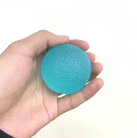 Hands Expander Silicone Egg Massage Hand Expander Gripper Strengths Stress Relief Ball Forearm Finger Exercise Equipment 4 Color (Specification: Green)