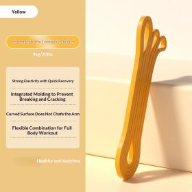 Yoga Resistance Bands For Men And Women Strength Training Exercise (Specification: Yellow)