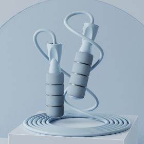 Shaping Bearing Foam Rope Skipping (Specification: Stream stone blue/Twocolor long rope style)