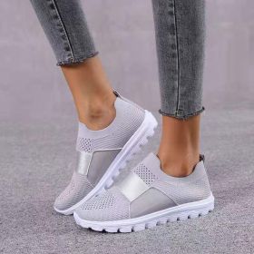 Jogging Shoes Flat Korean Casual Shoes (Specification: White/36)
