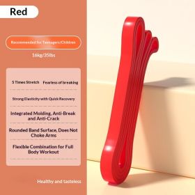 Yoga Resistance Bands For Men And Women Strength Training Exercise (Specification: Red)