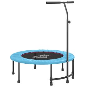 40" Rebounder Trampoline with Adjustable Handle – Blue (Specification: Blue)
