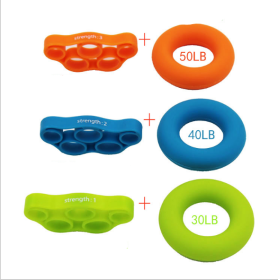 3 Levels Finger Stretcher Resistance Bands (Specification: Ring and trainer D)