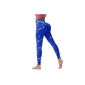 Women's Printed Nine-Point Yoga Pants - Print Style 07 (size: large)