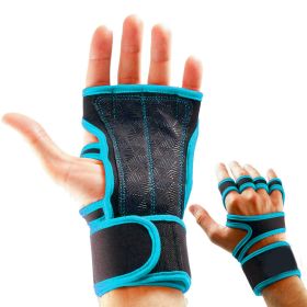 Gym Dumbbell Equipment Sports Gloves (Specification: Blue/L)