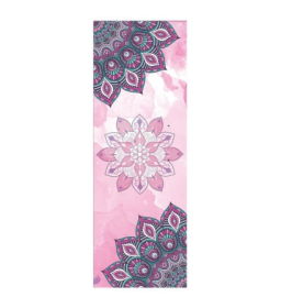 Beautiful Pattern Print New Yoga Towel Sweat Anti-skid Portable Gym Blanket Exercise Yoga Mat Towel Pilates Towel Yoga Mat Cover (Specification: Mandala 9/183Ã—63CM)