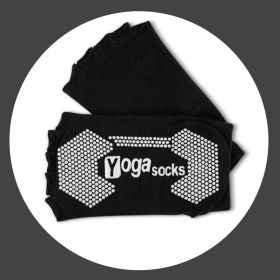 1pair Women Yoga Socks Anti-slip Five Fingers Backless Cotton Silicone Non-slip 5 Toe Winter Female Ballet Gym Foot Care Socks (Specification: Style9)