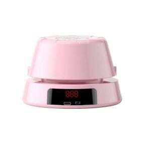 New Intelligent Rope Skipping Machine Automatic Electric Rope Skipping (Specification: Pink/Low profile/USB)
