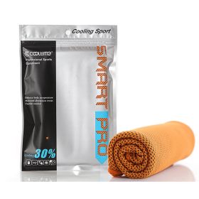 Sports towel quick-drying towel (Specification: Orange/30x100cm)