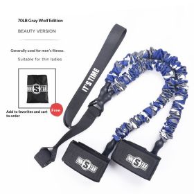 Women's Glute Training With Resistance Bands (Specification: Naval Camouflage 70LB)
