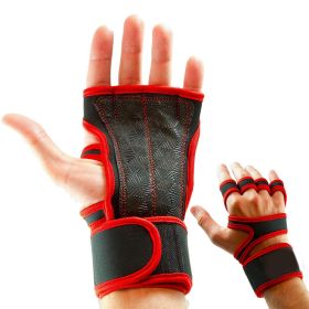 Gym Dumbbell Equipment Sports Gloves (Specification: Red/L)