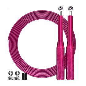 Bearing Skipping Competition Fitness Exercise Weight Skipping Rope (Specification: Purple)