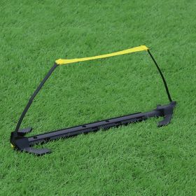Obstacle Agility Bar Batch Soccer Training (Specification: Black fluorescent green)