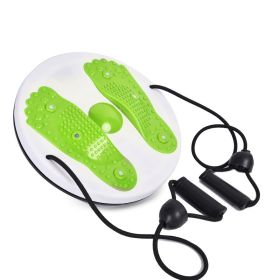 Fitness Equipment Exercise Waist Machine Lady Turning Training Machine (Specification: Green with drawstring)