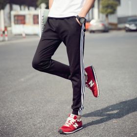 Men S Tracksuits Sport Pants Male Gym Jogging Bottoms Jogging Pants (Specification: Black/2XL)