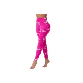Women's Printed Nine-Point Yoga Pants - Print Style 05 (size: small)
