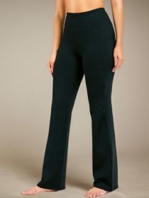 Women's High-Waist Flared Yoga Pants (size: M)