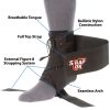 Swede-O Strap Lok Laced Ankle Brace - Black