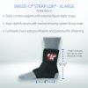 Swede-O Strap Lok Laced Ankle Brace - Black