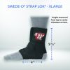 Swede-O Strap Lok Laced Ankle Brace - Black