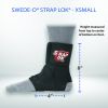 Swede-O Strap Lok Laced Ankle Brace - Black