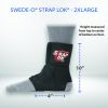 Swede-O Strap Lok Laced Ankle Brace - Black