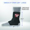 Swede-O Strap Lok Laced Ankle Brace - Black