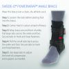 Swede-O PowerWrap Ankle Brace - Black
