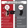 Swede-O Front Close Hinged Knee Brace - Black
