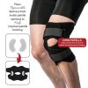 Swede-O Front Close Hinged Knee Brace - Black