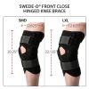 Swede-O Front Close Hinged Knee Brace - Black