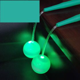 Student Skipping Rope LED Luminous Cordless Skipping Rope (Specification: Green)
