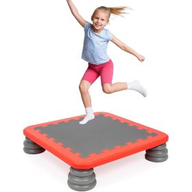 MagicMeadow Sensory Trampoline Board  Ideal For Kids & Toddlers (Specification: Red)