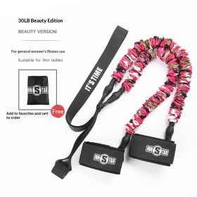 Women's Glute Training With Resistance Bands (Specification: Beauty Camouflage 30LB)