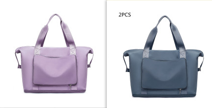 Foldable Large Capacity Women Gym Bags Shoulder Bag Women Training Travel Handle Handbag Yoga Sport Crossbody Tote Bag Women (Specification: Set10)