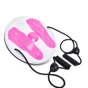 Fitness Equipment Exercise Waist Machine Lady Turning Training Machine (Specification: Pink with drawstring)