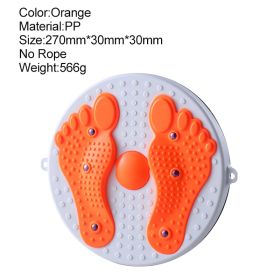 Fitness Equipment Exercise Waist Machine Lady Turning Training Machine (Specification: Orange)