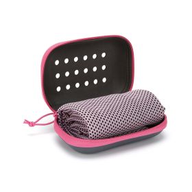Cooling Sports Towel  Quick-Dry, Sweat Absorbing, Ice Cold Fabric For Outdoor Fitness, Yoga, And Gym Workouts (Specification: Pink)