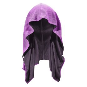 U-shaped Cold Hoodie Towel Gym Beach (Specification: Purple/65X30CM)