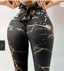 Hip-Lifting Sweatpants Leggings Women's Yoga Pants Stretch Fitness Pants (Color: Black, size: X-Large)