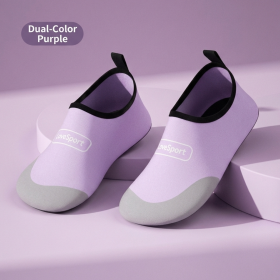 Indoor Fitness Barefoot Shoes Soft Sole Non-Slip Yoga Training Shoes Quiet Treadmill Rope Gym Shoes For Men Women Kids (Specification: Purple/3XL)