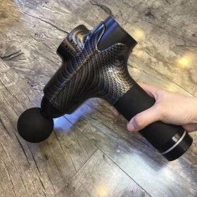 Massage Gun Fitness Equipment Fascia Gun (Specification: Carbon fiber/UK)