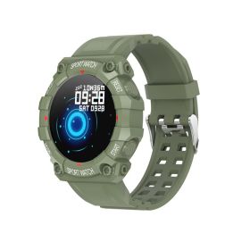 Smart Bracelet Bluetooth Wearable Watch Exercise Meter Step Heart Rate Monitoring (Specification: Green)